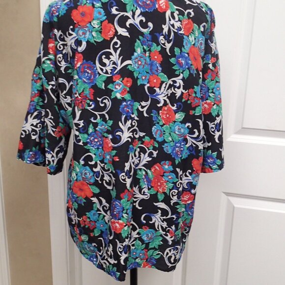 Connections Related Separates Button Up Shirt Size Large 16/18 - Picture 4 of 5